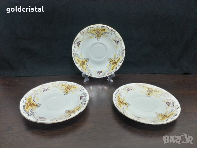 Стар български порцелан чинии чинийки Изида 