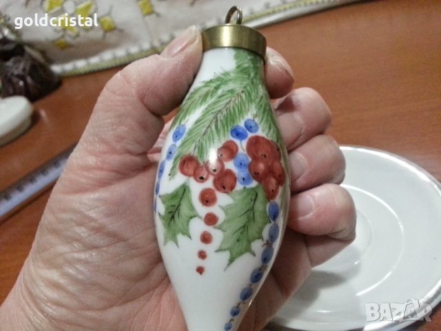 Порцеланова висулка за елха, снимка 5 - Антикварни и старинни предмети - 43245229