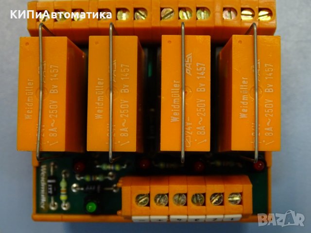 реле Weidmuller RSM4RS relay module 24VDC, снимка 4 - Резервни части за машини - 37257317
