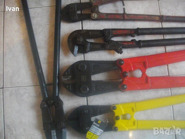 Ножица Рязане На Арматура-Старо Качество-Голяма-Различни-НРБ/Германия/Холандия-Отлични-1050мм-750мм, снимка 3 - Други инструменти - 43806101