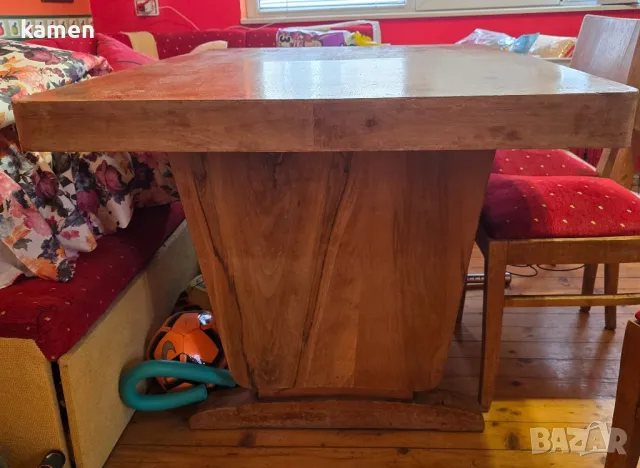 Маса масив с 6 стола, снимка 3 - Маси - 49628992