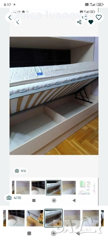 Двуетажно легло , снимка 3 - Мебели за детската стая - 53117242