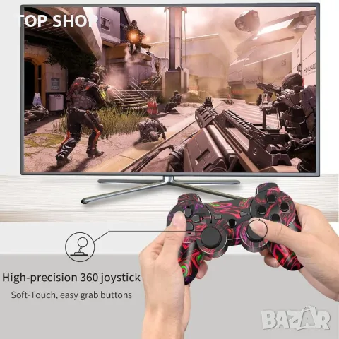 Playstation 3Безжичен контролер с дизайн във формата на светкавица, контролер Play3, безжичен контр, снимка 3 - Джойстици и геймпадове - 48819010