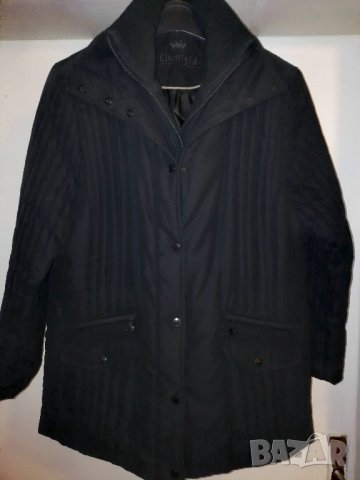 Черно есенно-зимно дамско яке, снимка 1