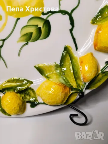 Плато от италианска 3Д керамика Bassano., снимка 5 - Други - 47983032