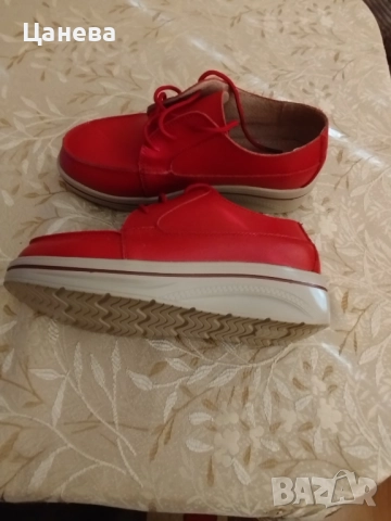 Нови дамски обувки от естествена кожа, снимка 2 - Маратонки - 51595558