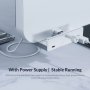 Orico хъб USB 3.0 HUB Clip Type 4 port + power input MH4PU-P-SV-BP, снимка 7