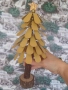 Коледна елхичка от дърво и метал, снимка 3