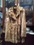Дамско зимно палто кожено естествен косъм , снимка 1 - Якета - 43775170