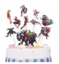 Avengers герои Отмъстителите Капитан Америка Хълк картонени топери украса декор клечки торта мъфини, снимка 3