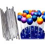 24 бр Прозрачни пластмасови пръчки пръчици за близалки клечки клечици лолипопс cake pops Cakepops, снимка 6