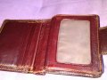 Портфейл Сек естествена кожа 110х100мм, снимка 7