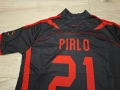 Футболна фланелка на МИЛАН#Андреа Пирло#21#ретро модел сезон 2007/2008!, снимка 2