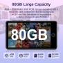 AGXOV 80GB MP3 плейър с WiFi и Bluetooth 4.02-инчов MP4 плейър сензорен екран Android FM радио четец, снимка 5