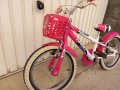 Детско колело Драг Ръж 16" с кошница и помощни колела , снимка 3
