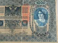Банкнота - Австро-Унгария - 1000 крони | 1902г., снимка 2