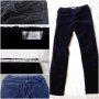 Детски черен кадифен панталон - джинси H&M 6-8 годишно момиче, снимка 1 - Детски панталони и дънки - 32438302