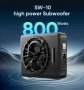 Компактен 10” автомобилен 800W(peak) активен субуфер, снимка 1