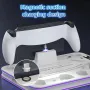 Стойка и охладителна станция с RGB LED, станция за зареждане, PS5 / PS5 Slim, бяла, снимка 7