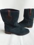 Велурени боти (сини) Размер 38, снимка 2