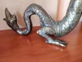 ВЕЛИКОЛЕПНА СТАРА БРОНЗОВА СКУЛПТУРА НА АЗИАТСКИ ДРАКОН, снимка 6