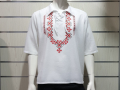 Нова мъжка риза с връзки, яка и трансферен печат Шевица, Етно мотив, България, снимка 5