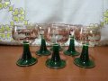 Френски кристални чаши , снимка 1 - Антикварни и старинни предмети - 43355800