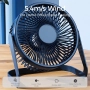 Настолен вентилатор USB, 2 скорости, 360° въртене, снимка 6