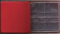  Шулц джобен класьор 10х10 см за 52 мон MIX червен, снимка 2