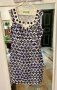 Красива ленена рокля в лилава гама, снимка 1 - Рокли - 37505224