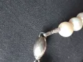 колие естествени перли сребро, снимка 3
