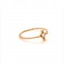 Златен дамски пръстен 0,93гр. размер:57 14кр. проба:585 модел:14275-3, снимка 3