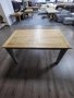 Дървена трапезна разтегателна маса 100 % дъб за 6 - 8 човека, снимка 12