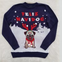 Коледен пуловер H&M размер М/Л, снимка 1 - Пуловери - 38596744