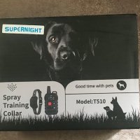 SUPERNIGHT Тренировъчен хуманен водоустойчив нашийник против лай с дистанционно за S/M/L кучета, снимка 11 - За кучета - 43959766
