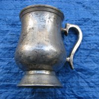 Посребрена халба чаша, снимка 1 - Антикварни и старинни предмети - 28527192