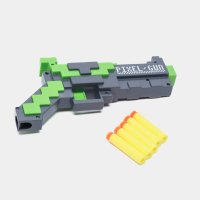 Майнкрафт Пистолет Pixel Gun с меки куршуми, снимка 4 - Други - 43299582