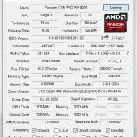 AMD PRO V320 видеокарта 8GB HBM2 workstation gpu radeon cad ml, снимка 2 - Видеокарти - 39967787
