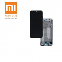 LCD Дисплей за Xiaomi Mi A3 / CC 9e (2019) / 5606101260B6 / Тъч скрийн / Рамка / Черен / Оригинал Se, снимка 1 - Резервни части за телефони - 36487530