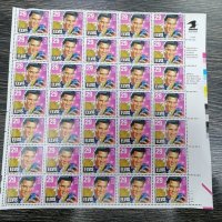Лот 35 броя пощенски марки марка - Елвис Пресли 1993 от САЩ, снимка 1 - Филателия - 32240341