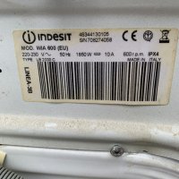 Продавам пералня за части Indesit WIA600, снимка 2 - Перални - 39476585