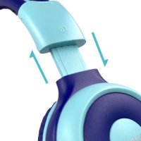 Сгъваеми Детски слушалки с микрофон SIMOLIO/ограничение на звука/жак за споделяне,розово/синьо, снимка 7 - Слушалки и портативни колонки - 43562247