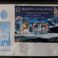 Сан Марино 2003 - FDC - Спорт, снимка 1 - Филателия - 38926333