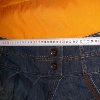 Дънкова пола на Рromod. Уникален модел, снимка 3 - Поли - 27065746