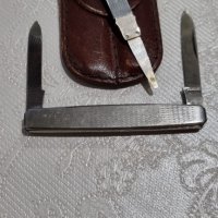 Антикварен джобен комплект, ножче Rostfrei и сребърна клечка за нокти 835 проба  ! , снимка 1 - Антикварни и старинни предмети - 43257768
