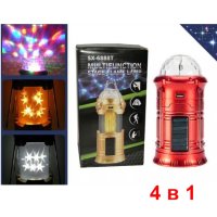 Къмпинг фенер Stage flame lamp sx-6899T, с диско ефекти, снимка 9 - Къмпинг осветление - 43243486