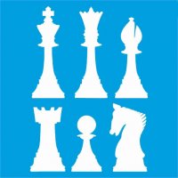Шах шахматни фигури  стенсил шаблон спрей за торта украса сладки Scrapbooking, снимка 1 - Други - 37485341