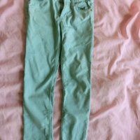 Ментови дънки клин НМ, снимка 2 - Детски панталони и дънки - 33054800