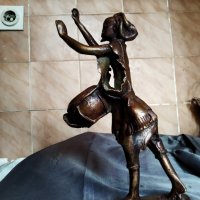бронзова статуетка-дервиш, снимка 3 - Антикварни и старинни предмети - 26542501