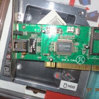 Продавам LAN карта свалена от сървар обратно PCI, снимка 1 - Мрежови адаптери - 37336995